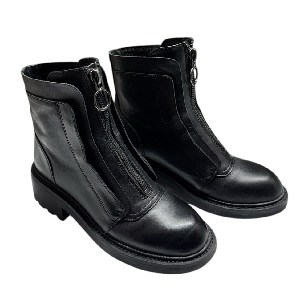 Ash Space Zip up Chunky Boot Size 6